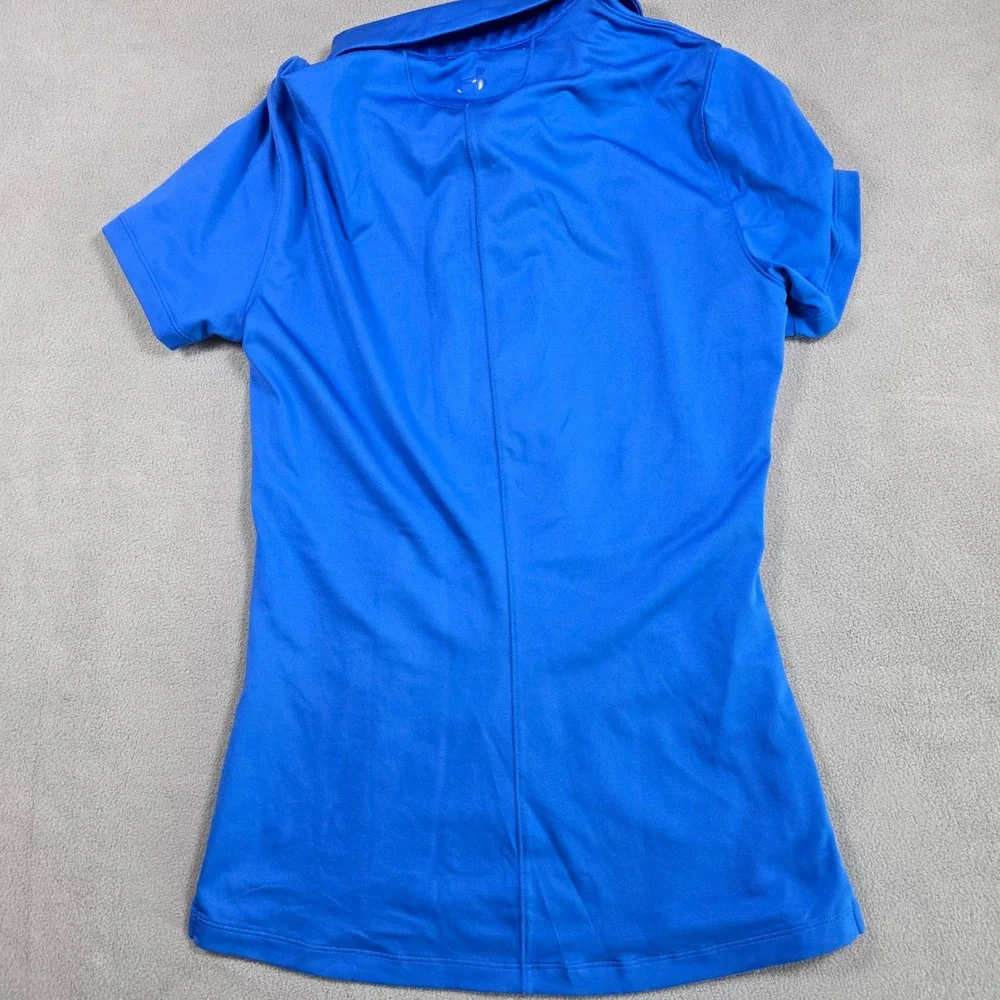 Under Armour Polo Womens Extra Small Blue HeatGear Fitted Solid